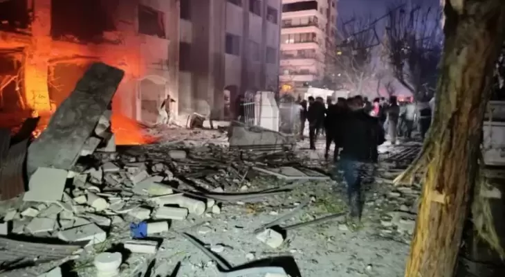 غارة إسرائيلية على دمشق