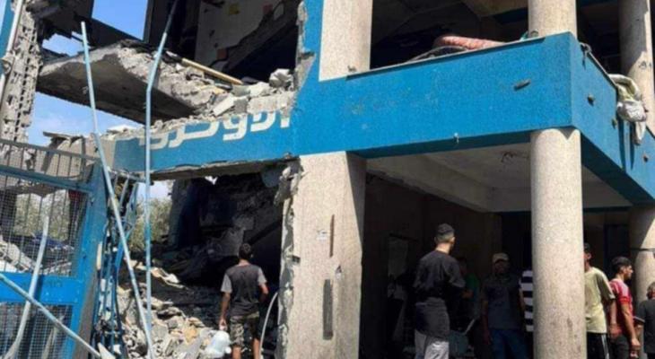 قصف إسرائيلي على مدراس إيواء