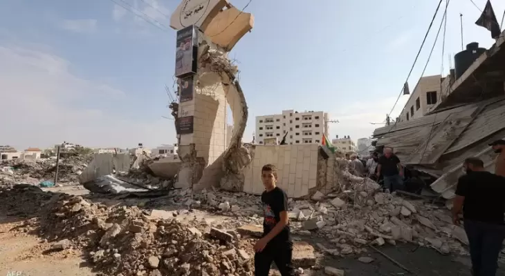 التدمير في مخيم جنين