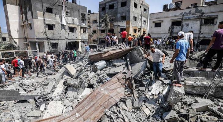 صورة أرشيفية لاستهداف المنازل والمدنيين بغزة