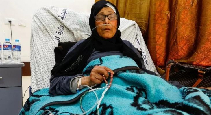 مريضة بالسرطان في قطاع غزة