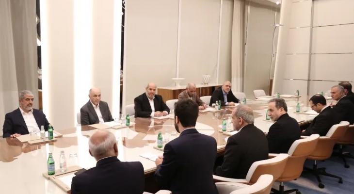 بزشكيان يلتقي وفدا من قيادة حماس في الدوحة.jpg