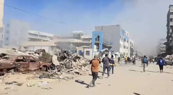 قصف مدرسة صلاح الدين