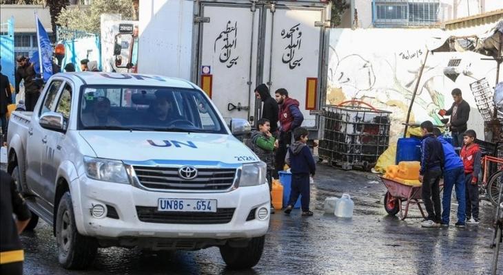 صورة أرشيفية لسيارة تابعة لليونيسف في غزة