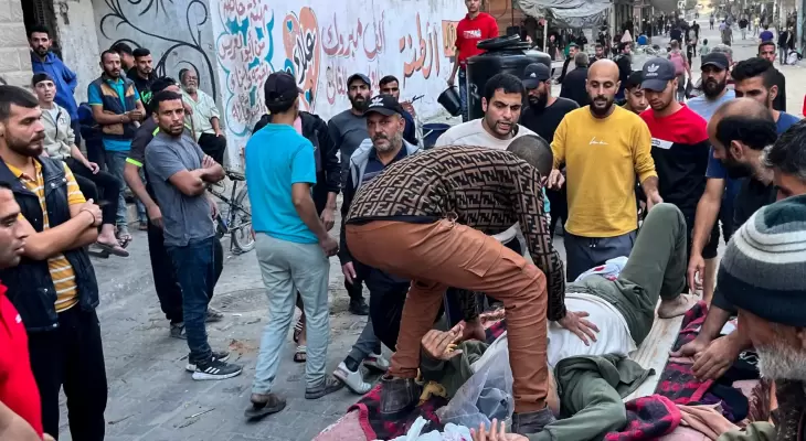 استهداف إسرائيلي لمجموعة مواطنين في قطاع غزة