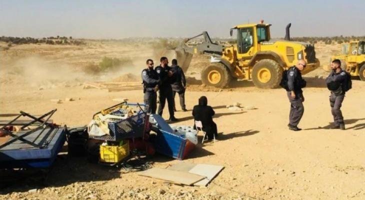هدم العراقيب في النقب المحتل