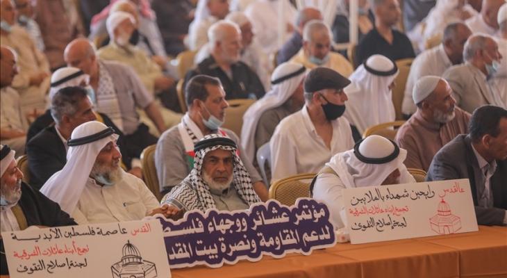 خلال فعالية لقبائل غزة دعما للمقاومة الفلسطينية.jpg