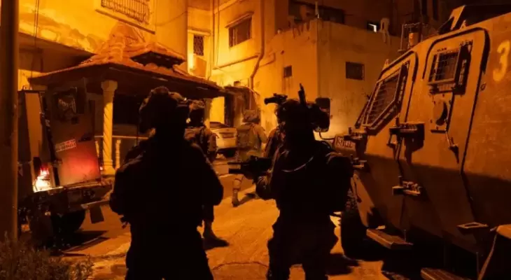 خلال اقتحام قوات الاحتلال للضفة الغربية