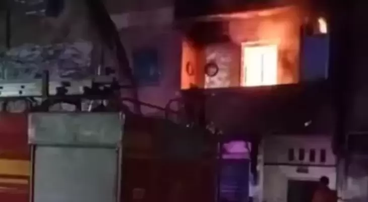 حريق في القاهرة