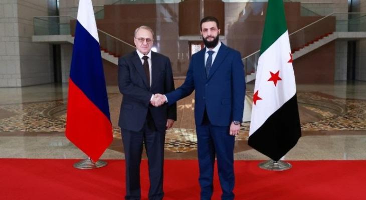 الشرع يلتقي الروس