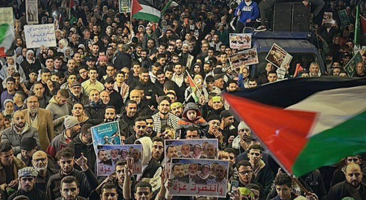 افراح الأردنيين بانتصار المقاومة في غزة
