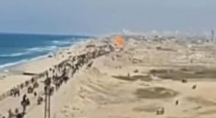 قصف مركبة على شارع الرشيد.jpeg