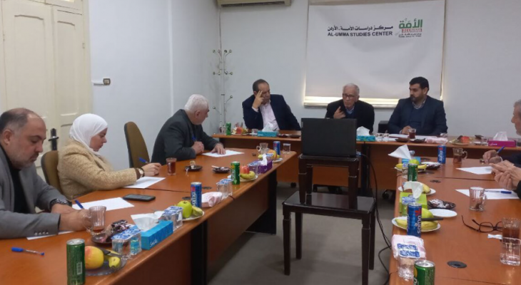 حقوقيون أردنيون يطالبون بموقف عربي موحد رافض للتهجير بغزة.png