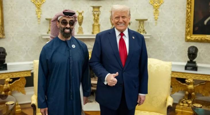ترامب وطحنون بن زايد