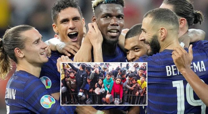 نجم فرنسي يوزع وجبات غذائية بغزة ويدعو لمكافحة التجويع