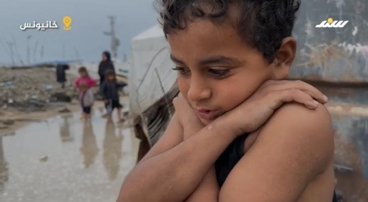 معاناة النازحين من البرد في ظل استمرار الحرب على قطاع غزة