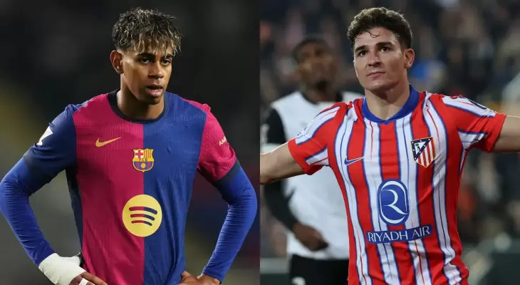 تشكيلة مباراة أتلتيكو مدريد و برشلونة في نصف نهائي كأس الملك