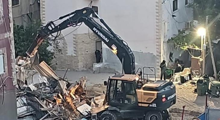 هدم منزل بالداخل المحتل.jpg