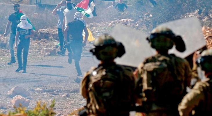 خلال مواجهات مع قوات الاحتلال بالضفة.jpg
