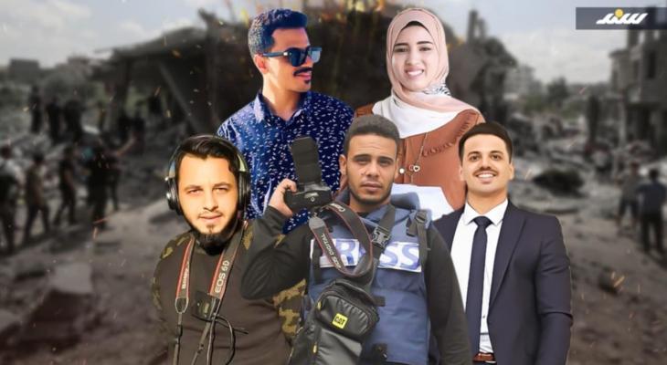 استشهاد 5 صحفيين