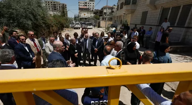 وفد دبلوماسي في جنين