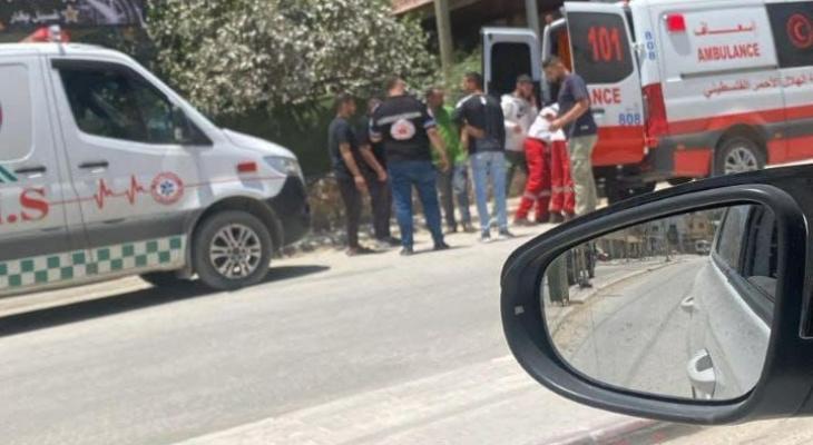 إصابة شاب قباطية