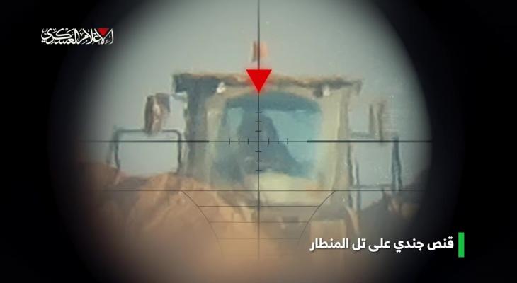 قنص جندي على تل المنطار