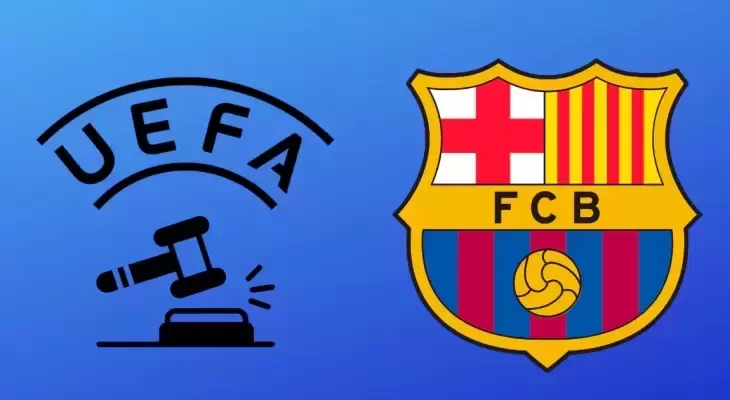 يويفا يفرض عقوبة مالية على برشلونة