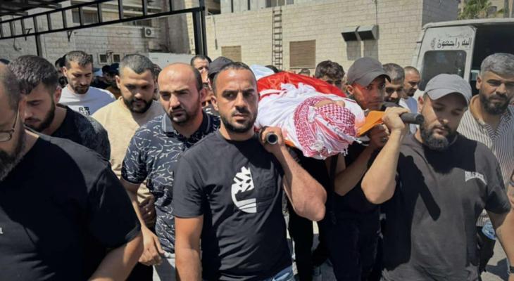 تشييع الشهيد محمد مبروك في نابلس