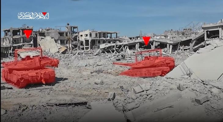 استهداف آليات الاحتلال في جباليا