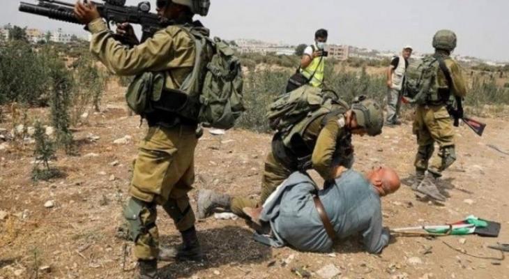 اعتداء سابق على مسن فلسطيني.jpg