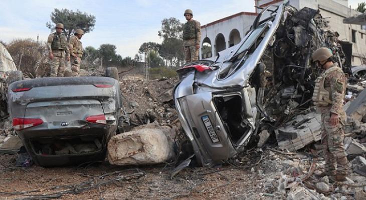 الجيش اللبناني يتفقد مكان قصف إسرائيلي- أرشيفية.jpg