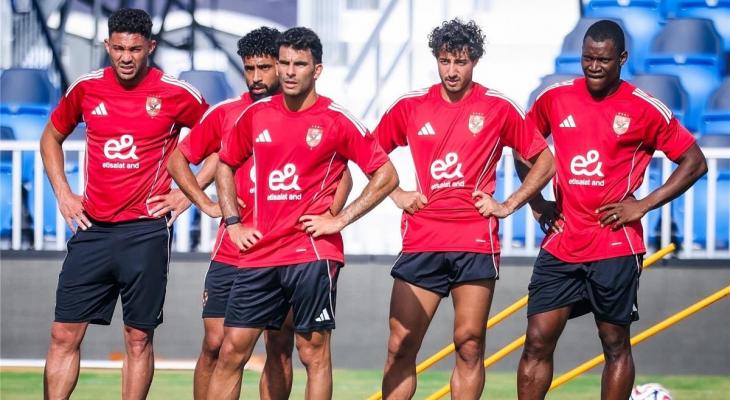 الأهلي يعلن غياب 4 لاعبين عن مواجهتي المحلة وبيراميدز في الدوري المصري