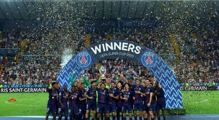 باريس سان جيرمان بطلا للسوبر الأوروبي للمرة الأولى في تاريخه