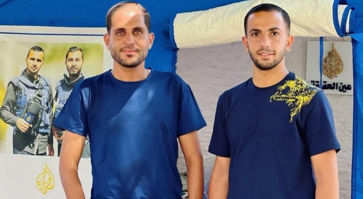 الصحفيان أنس الشريف ومحمد قريقع.jpg