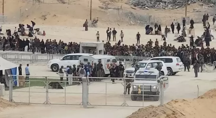 زيارة ويتكوف لمراكز المساعدات