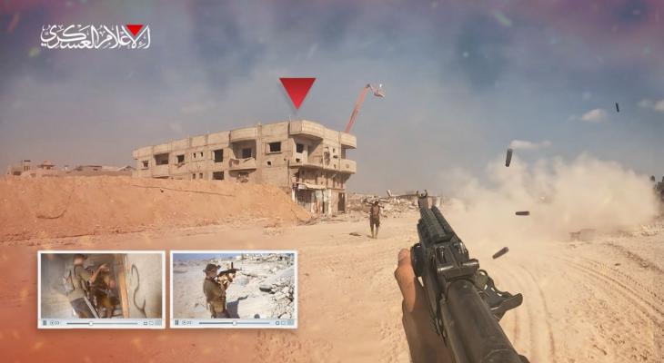 فيديو يوثق اقتحام مقاتلي القسام موقعًا لجيش الاحتلال بخانيونس