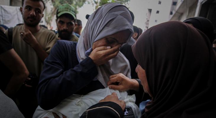وداع وتشييع شهداء ارتقوا الليلة الماضية في غزة