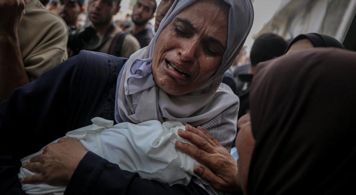 وداع وتشييع شهداء ارتقوا الليلة الماضية في غزة