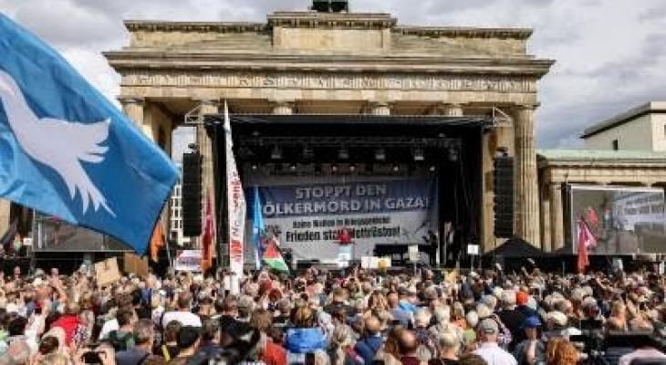 الآلاف يتظاهرون في برلين لوقف الحرب بغزة