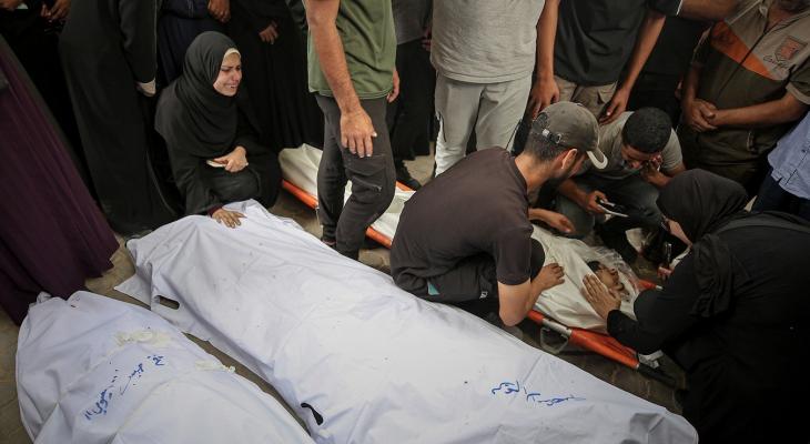 وداع وتشييع شهداء ارتقوا الليلة الماضية في غزة