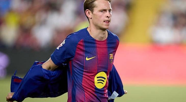 برشلونة يُعلن تفاصيل إصابة دي يونج