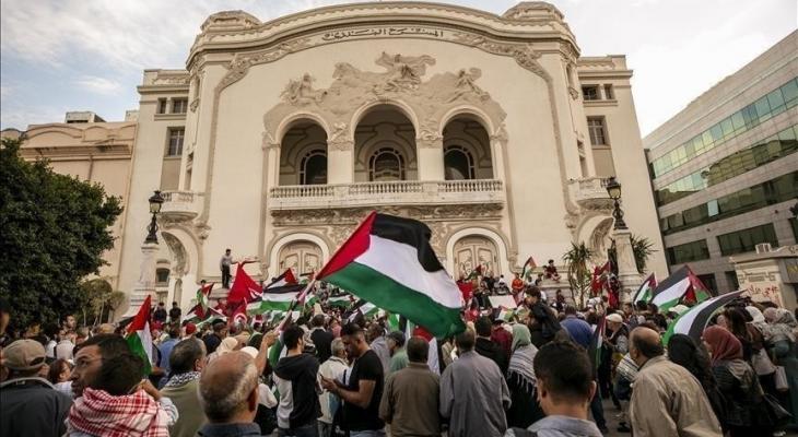 وقفة تضامنية مع الأسرى في تونس.jpg