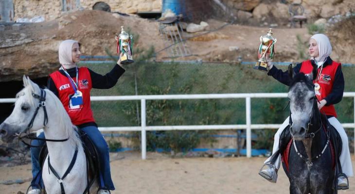 نتائج بطولة فلسطين الثالثة للفروسية في الخليل