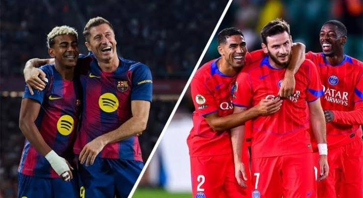 بث مباشر... مشاهدة مباراة برشلونة وباريس سان جيرمان في دوري أبطال أوروبا