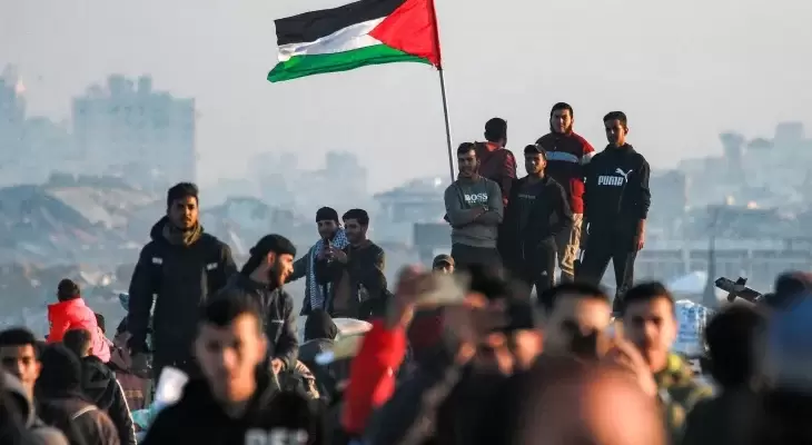 النازحون في غزة.