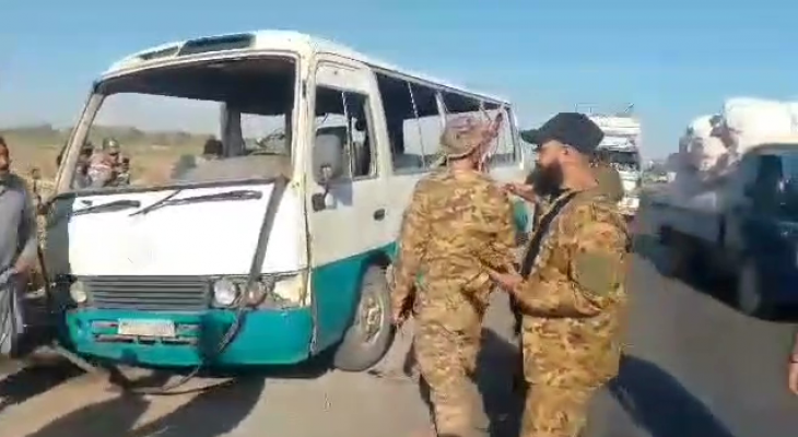 قتلى وجرحى بانفجار حافلة شرقي سوريا