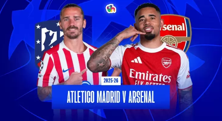 أرقام مثيرة قبل مواجهة آرسنال وأتلتيكو مدريد