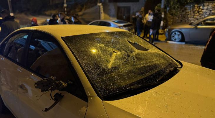 سنجل تكسير مركبة من قبل مستوطنين