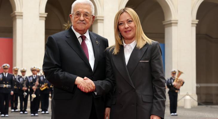 لقاء الرئيس مع رئيس وزراء ايطاليا